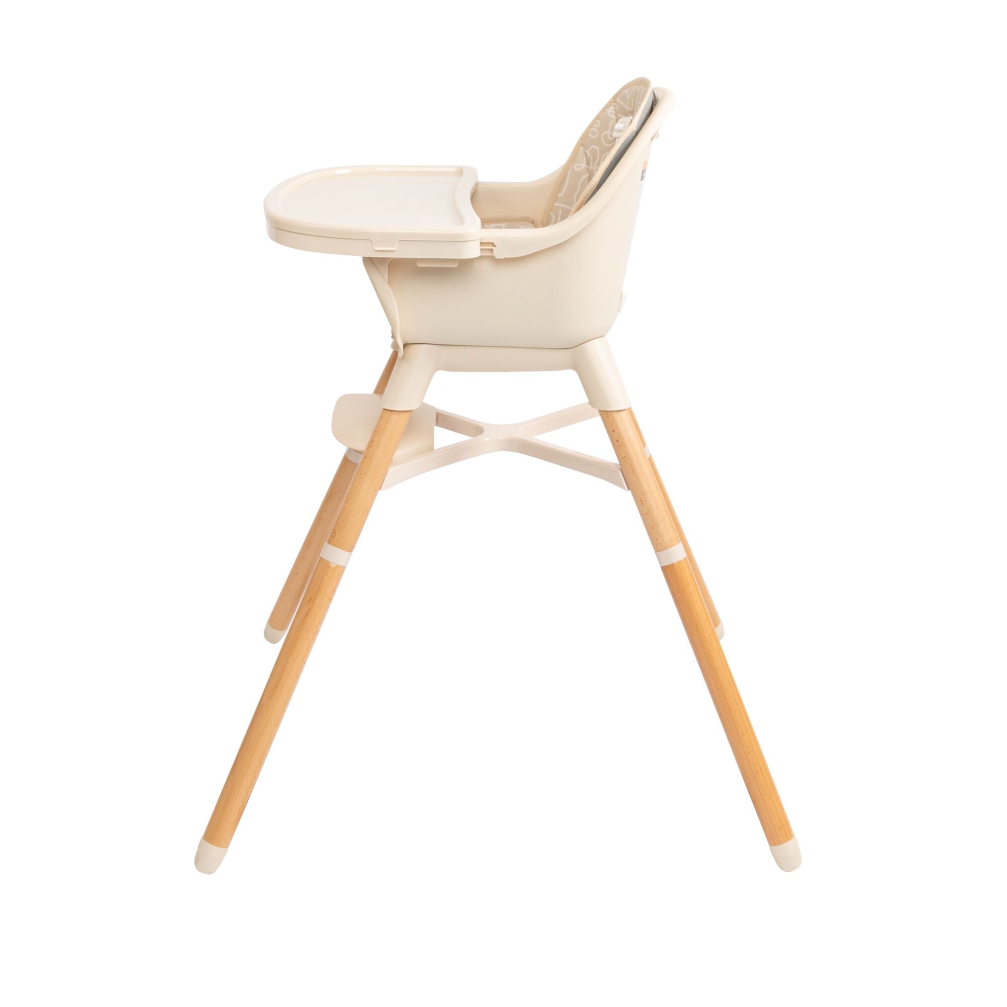 4-in-1 Multi-Use High Chair | Beige Lines (BZY5)