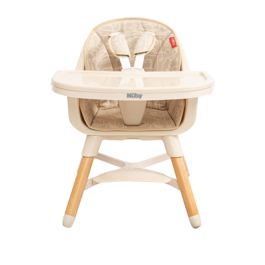 4-in-1 Multi-Use High Chair | Beige Lines (BZY5)