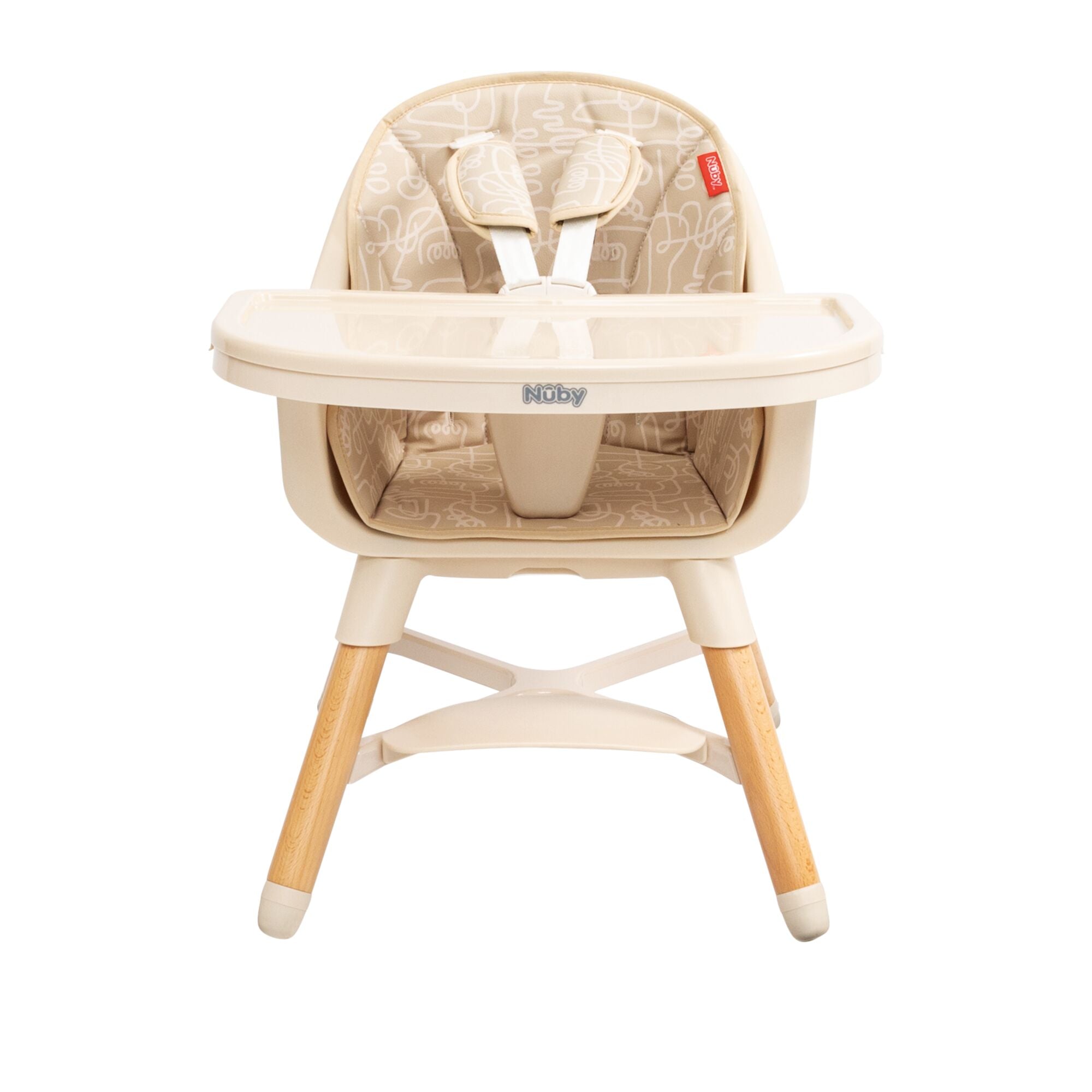 4-in-1 Multi-Use High Chair | Beige Lines (BZY5)
