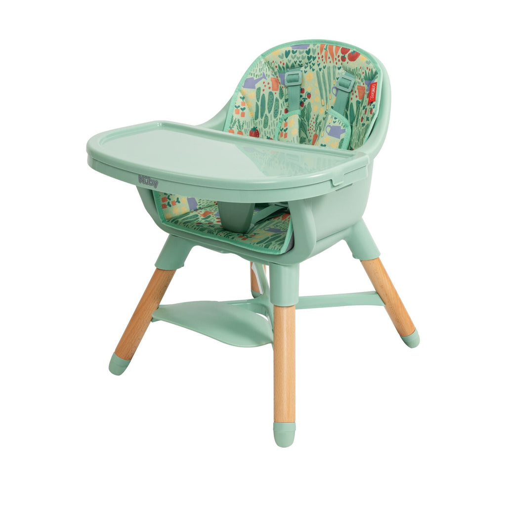 4-in-1 Multi-Use High Chair | Green Garden (02XQ)