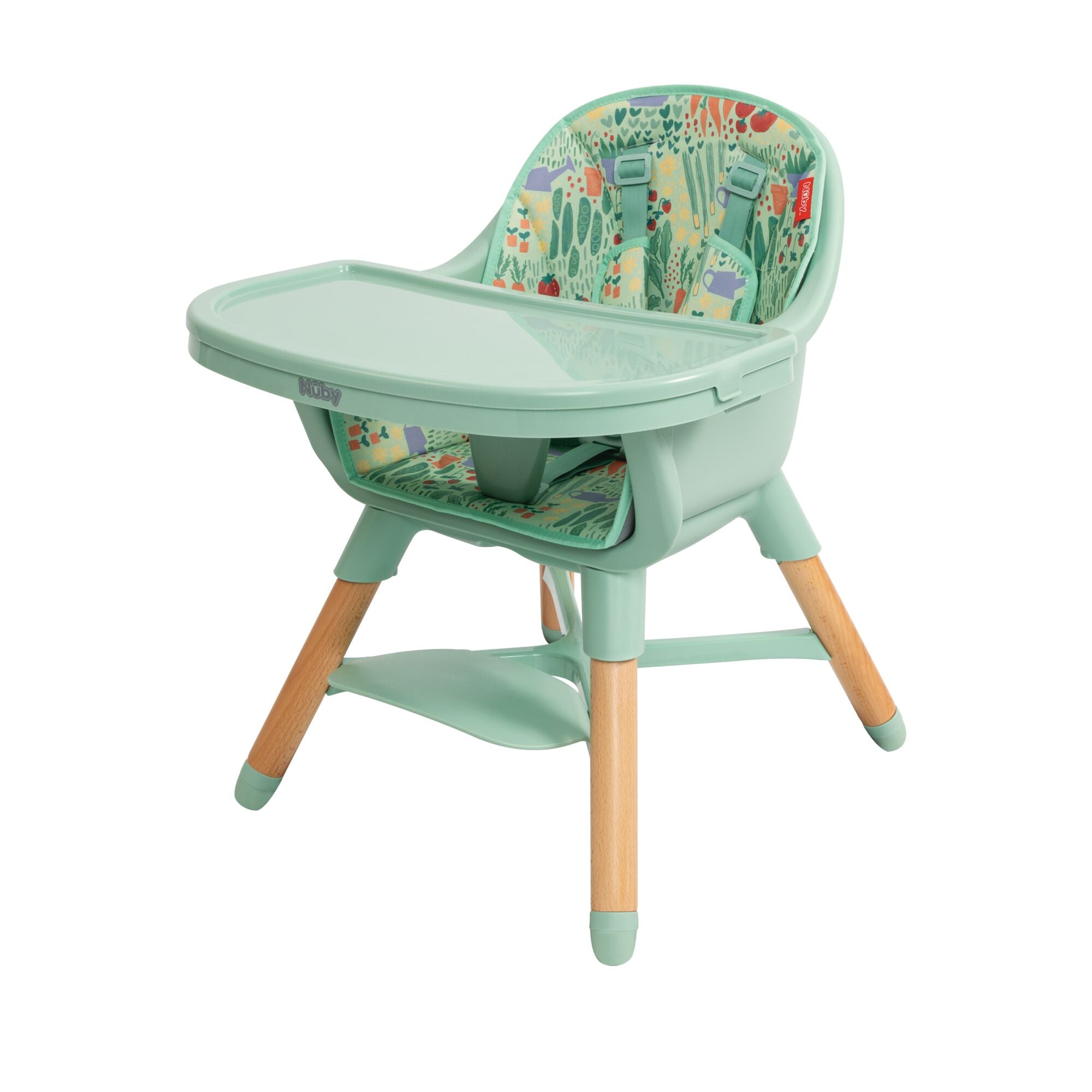4-in-1 Multi-Use High Chair | Green Garden (02XQ)