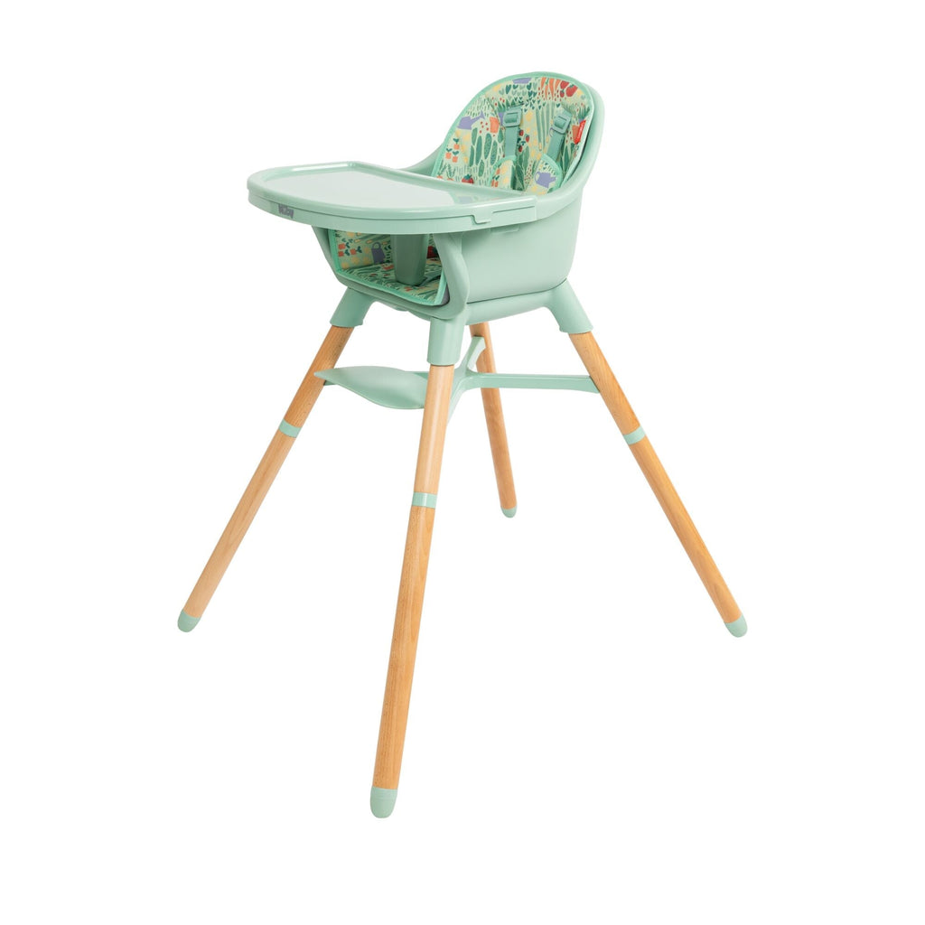 4-in-1 Multi-Use High Chair | Green Garden (02XQ)