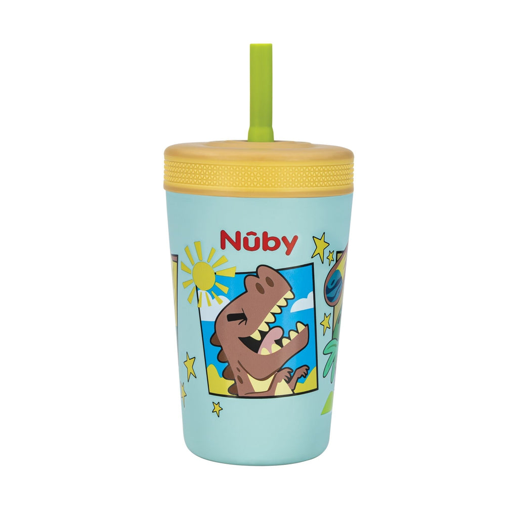 Thirsty Kids Flexstraw Stainless Steel Cup | Dinosaurs (0B1X)