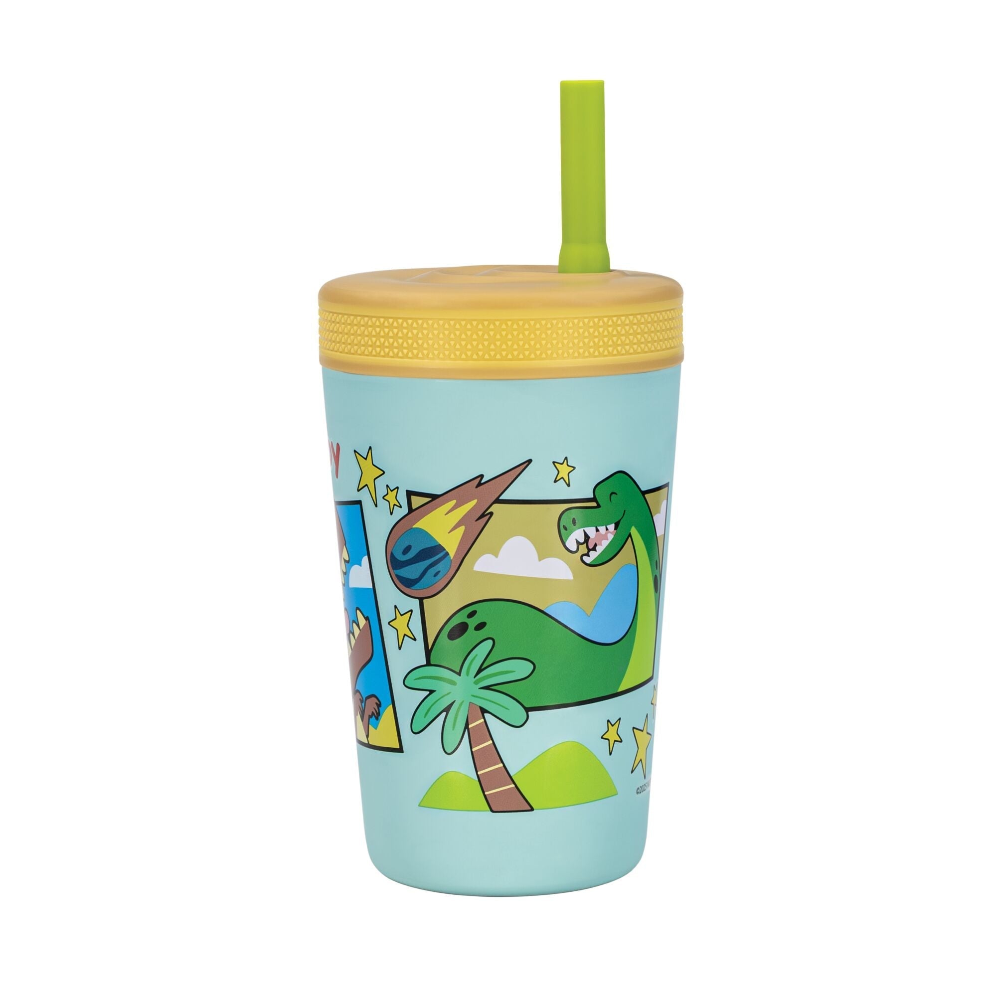 Thirsty Kids Flexstraw Stainless Steel Cup | Dinosaurs (0B1X)