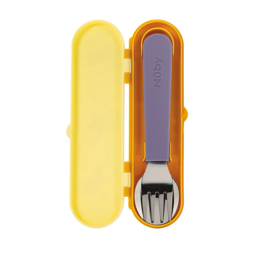 Stainless Steel Toddler Utensil Set | Monkey (Y6HQ)