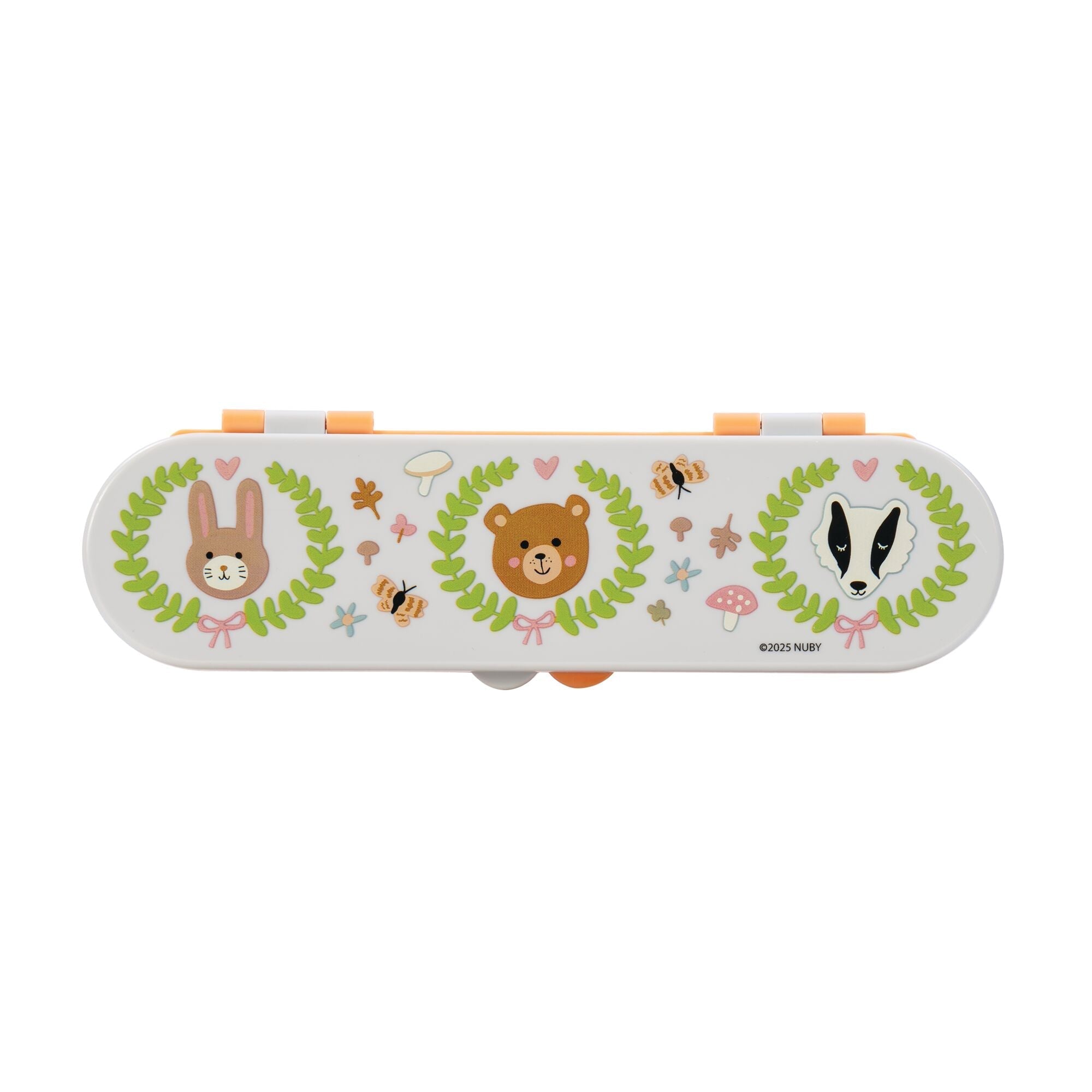 Stainless Steel Toddler Utensil Set | Forest Animals (KUR6)