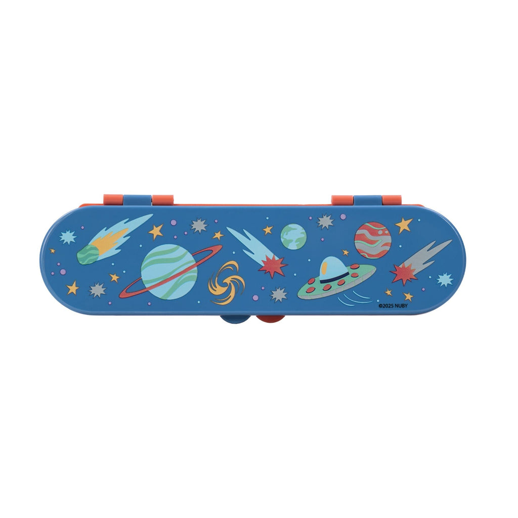 Stainless Steel Toddler Utensil Set | Outer Space (S1U6)