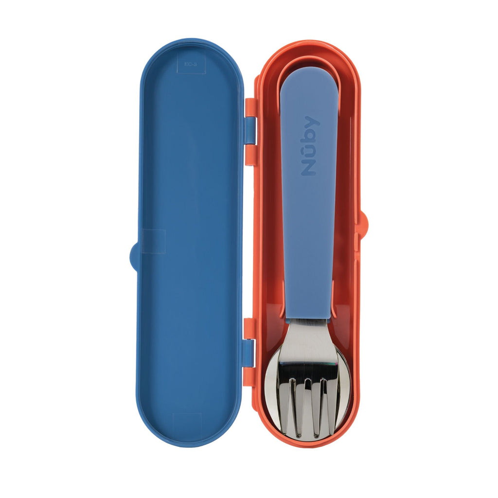 Stainless Steel Toddler Utensil Set | Outer Space (S1U6)