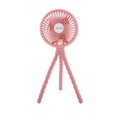 Large LED Stroller Fan | Pink (EFYH)