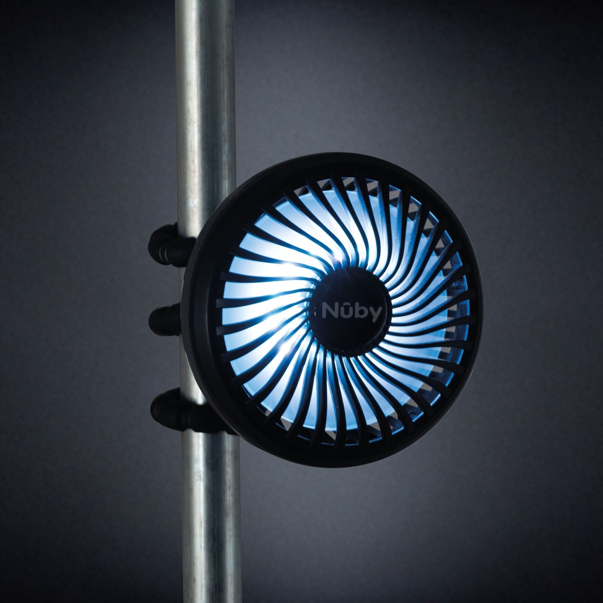 Large LED Stroller Fan | Blue (XUU7)