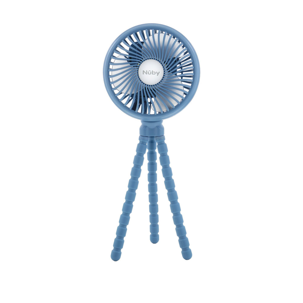 Large LED Stroller Fan | Blue (XUU7)