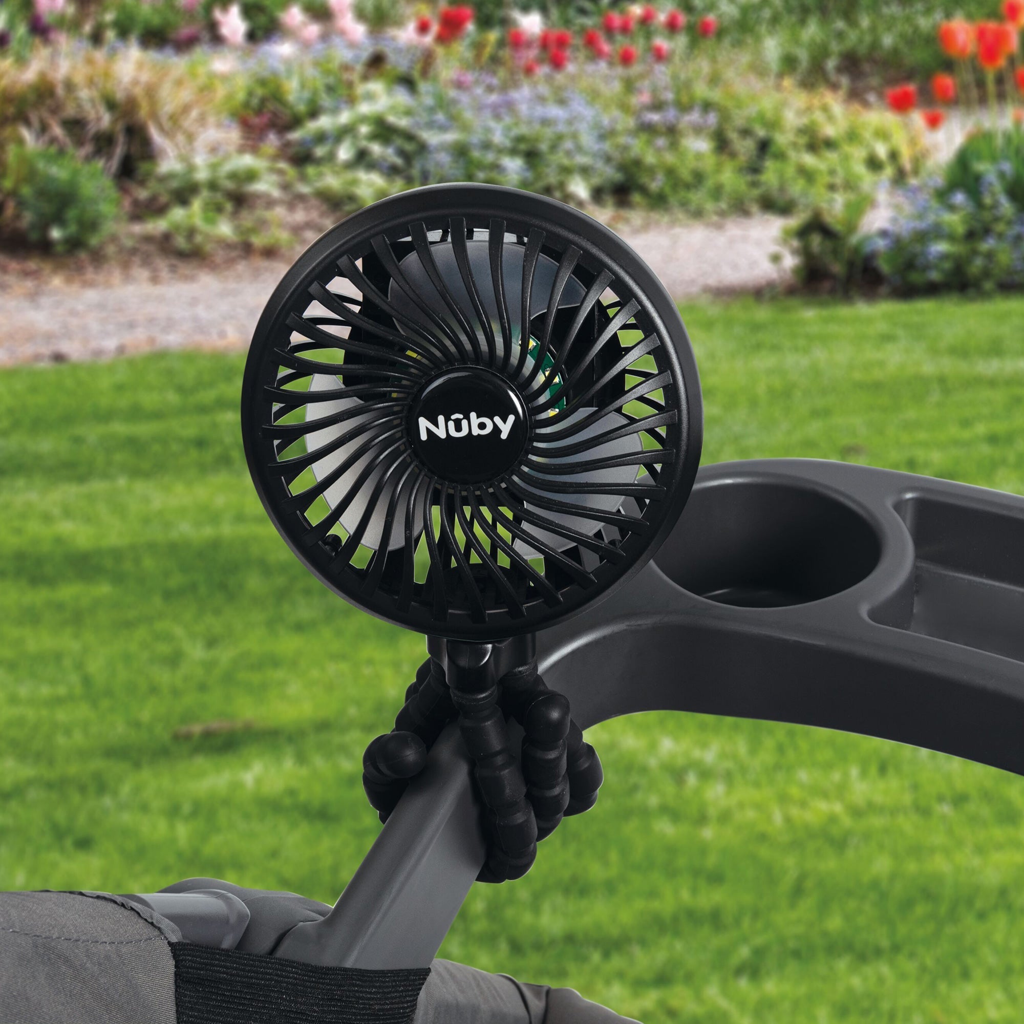 Large LED Stroller Fan | Black (NVP0)
