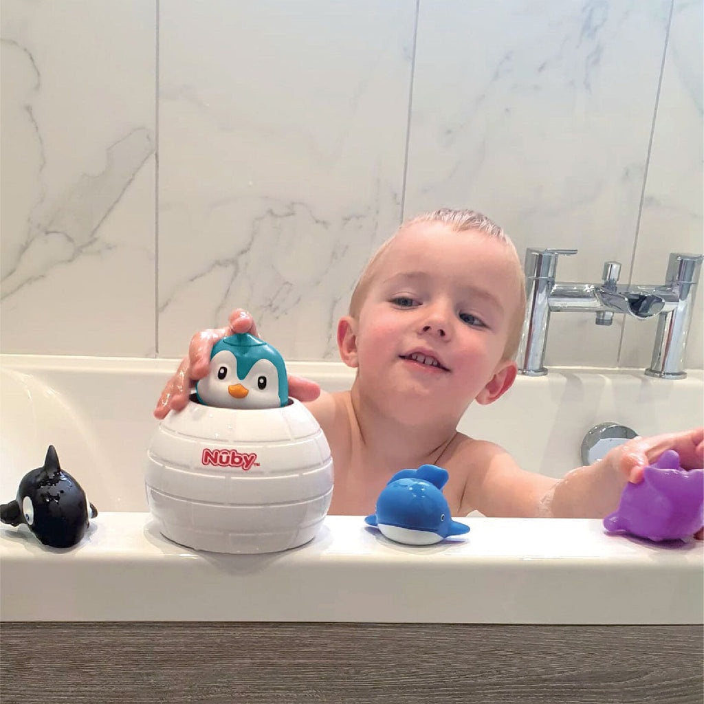 Penguin Pop-Up Bath Toy (ZI8F)