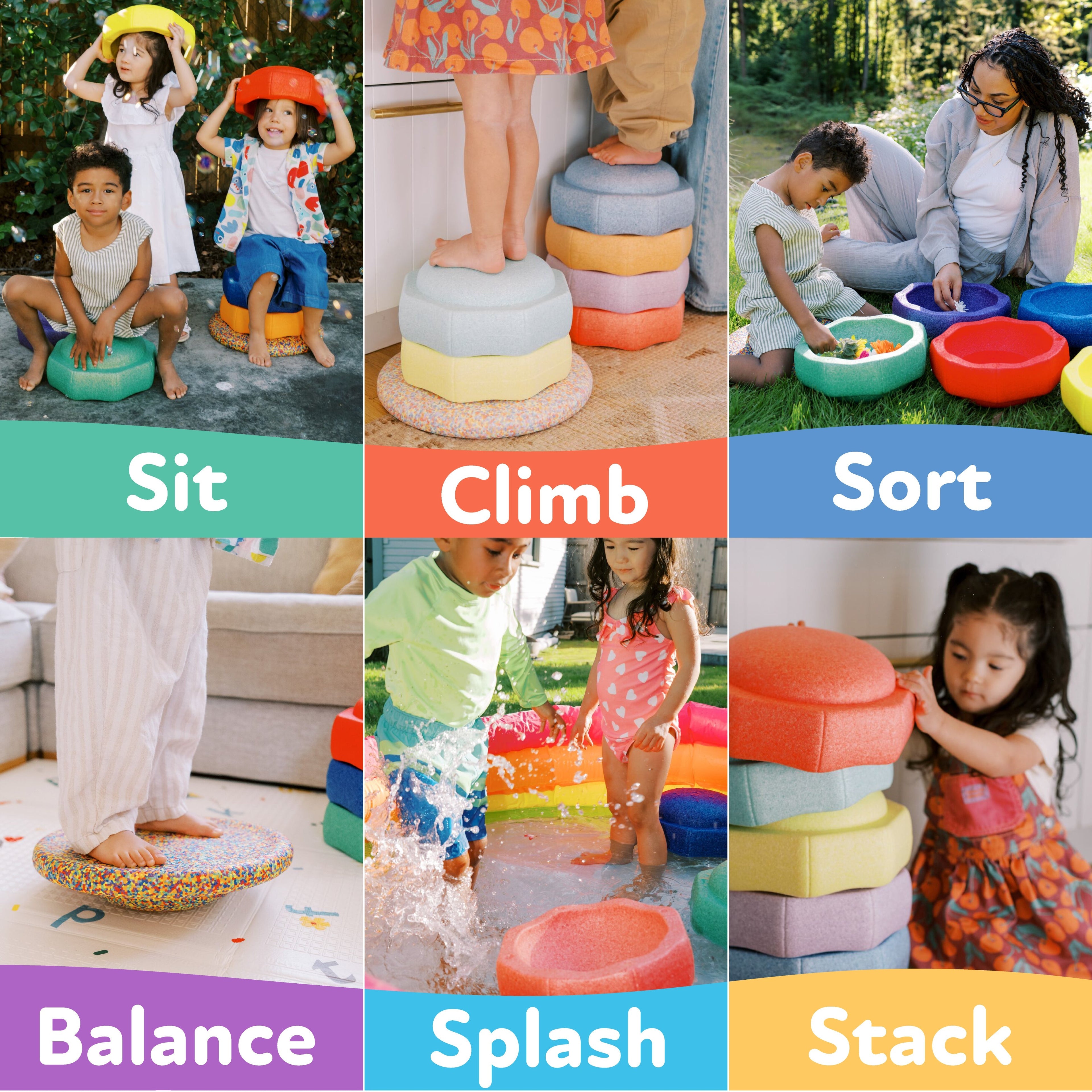StepPebbles and FREE Balance Board | Primary (27CF)