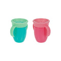 360 Wonder Cup with Handles (2 Pack - 5 oz) | Pink/Aqua (T2FP)