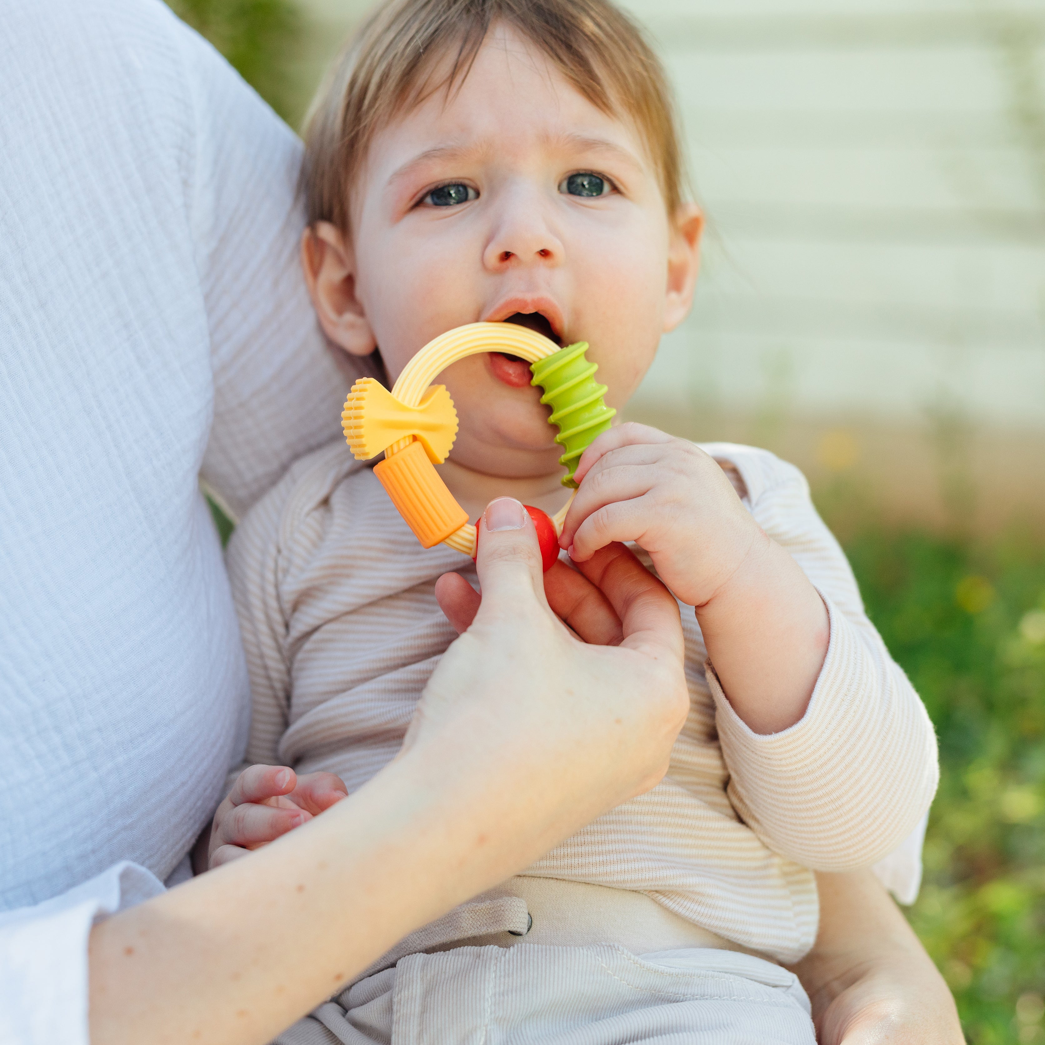 Pasta Silicone Teething Ring (DF2U)